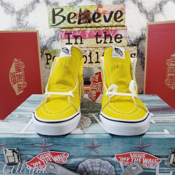 Vans Cyber Yellow Sk8-HI - Picture 11 of 14